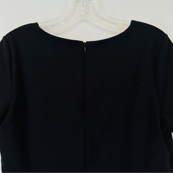 Belle Sky Two Tone Flowy Blouse Medium Black White - Picture 7 of 11